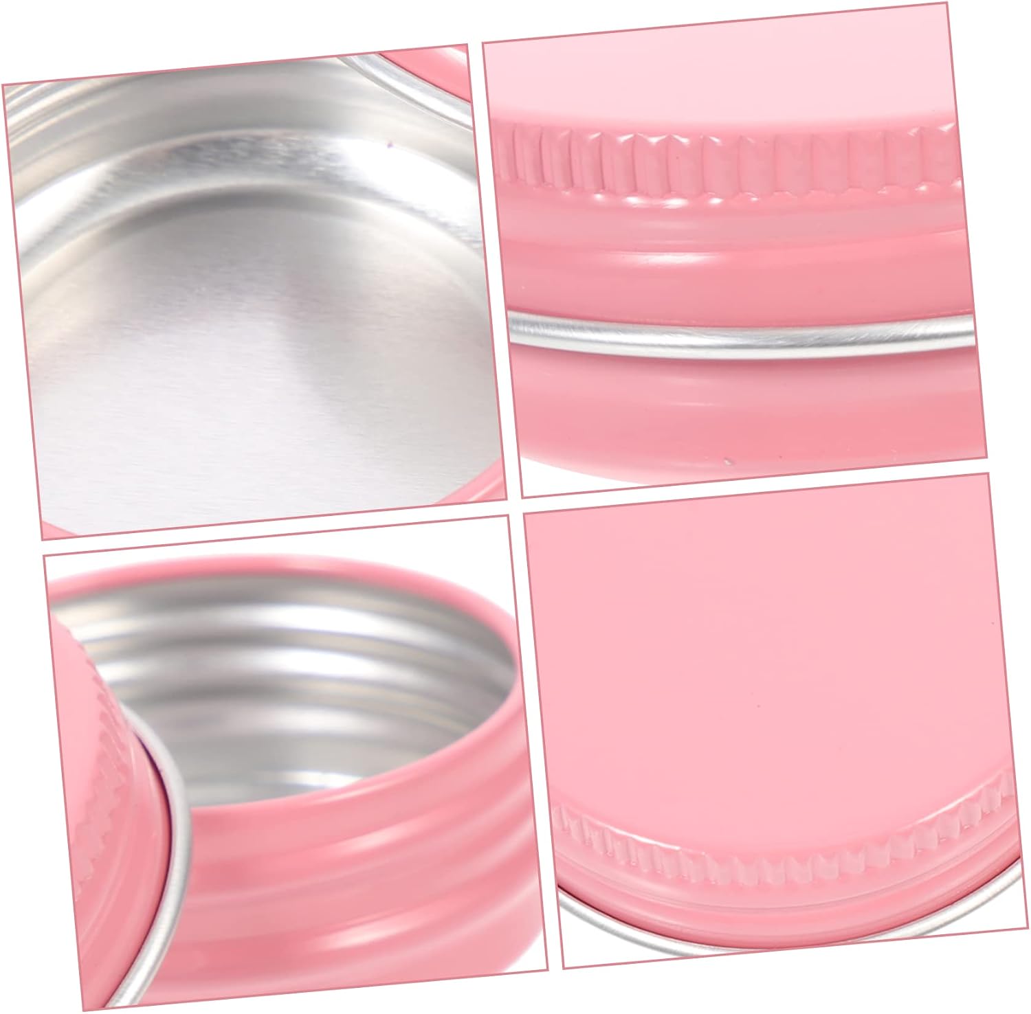 2sets DIY Projects Round Tin Container for Candle Making Jewelry Storage Smooth Surface 24pcs*2