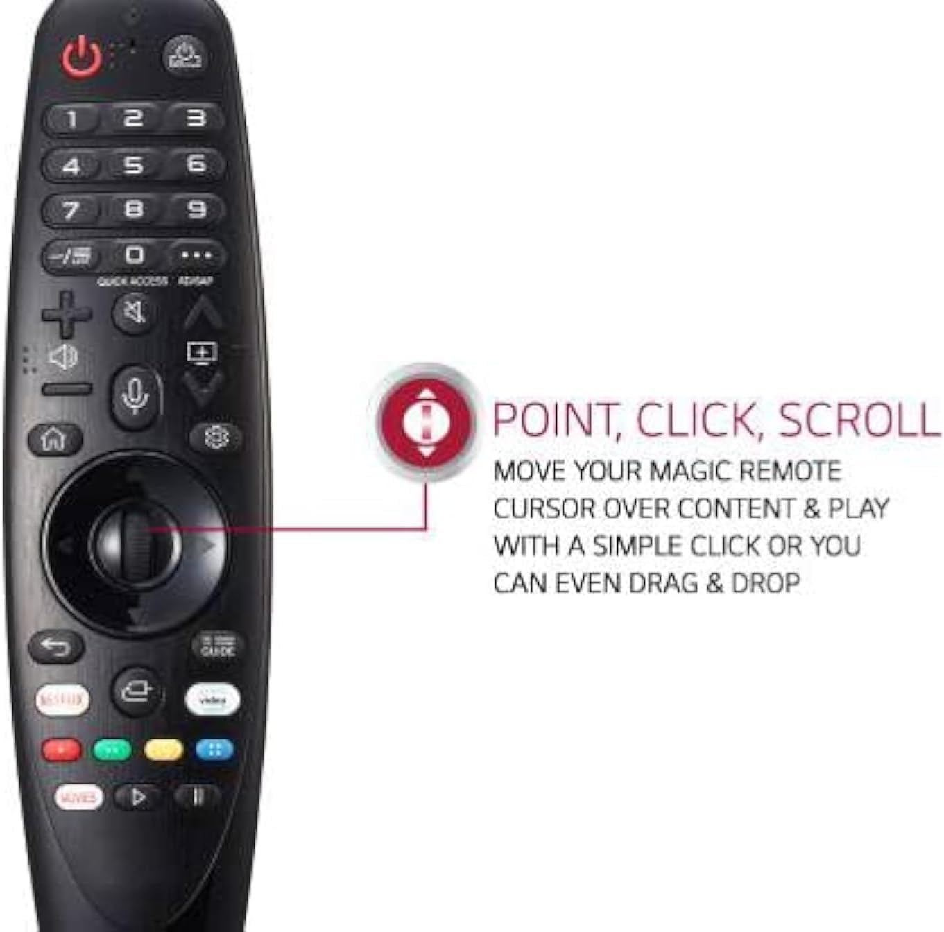 Amazon | LG AN-MR20GA マジックリモコン | Prime Videoのホットキー