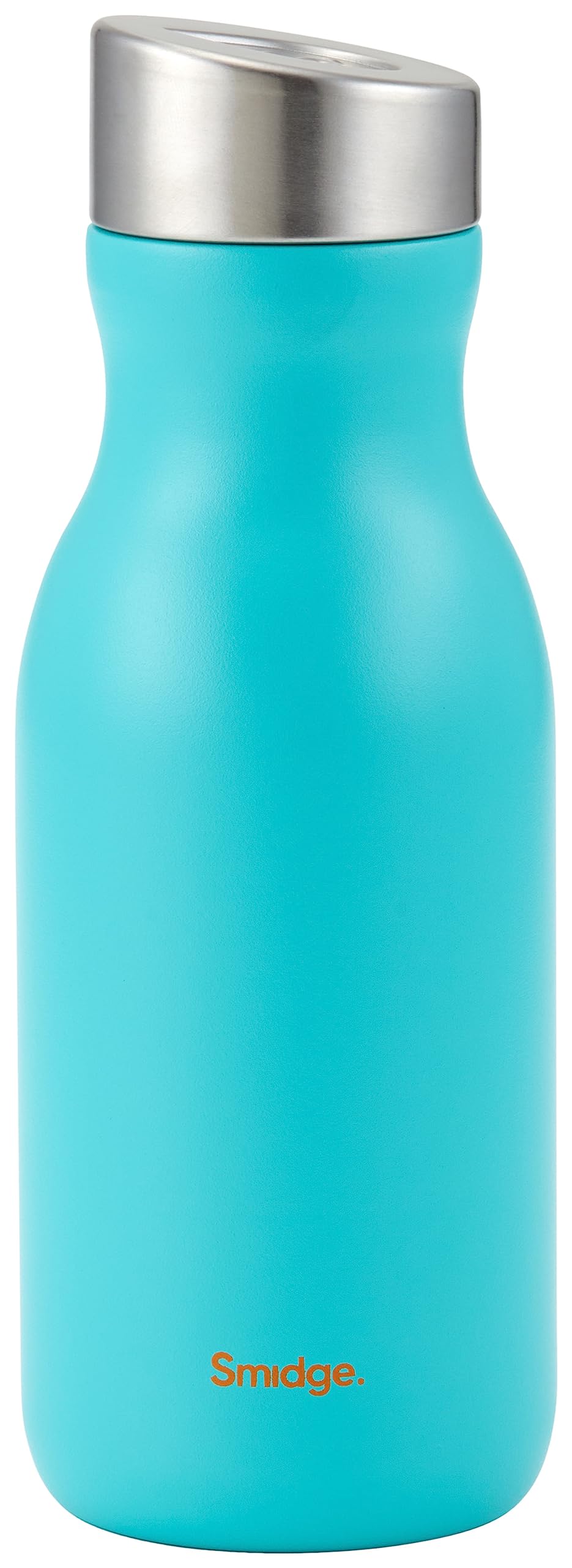 Smidge Reusable Water Bottle 350ml Aqua – Insulated Stainless Steel Flask for Hot & Cold Drinks, Leakproof & BPA-Free, No Metallic Taste