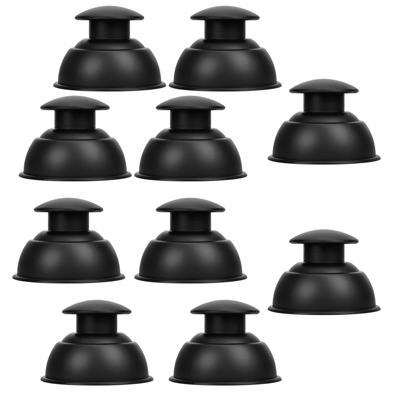 Silicone Cupping Therapy Sets 10pcs,Professional Vacuum Cupping for Myofascial Massage/Joint Pain/Anti Cellulite/Deep Muscle Relief & More(10pcs,Black