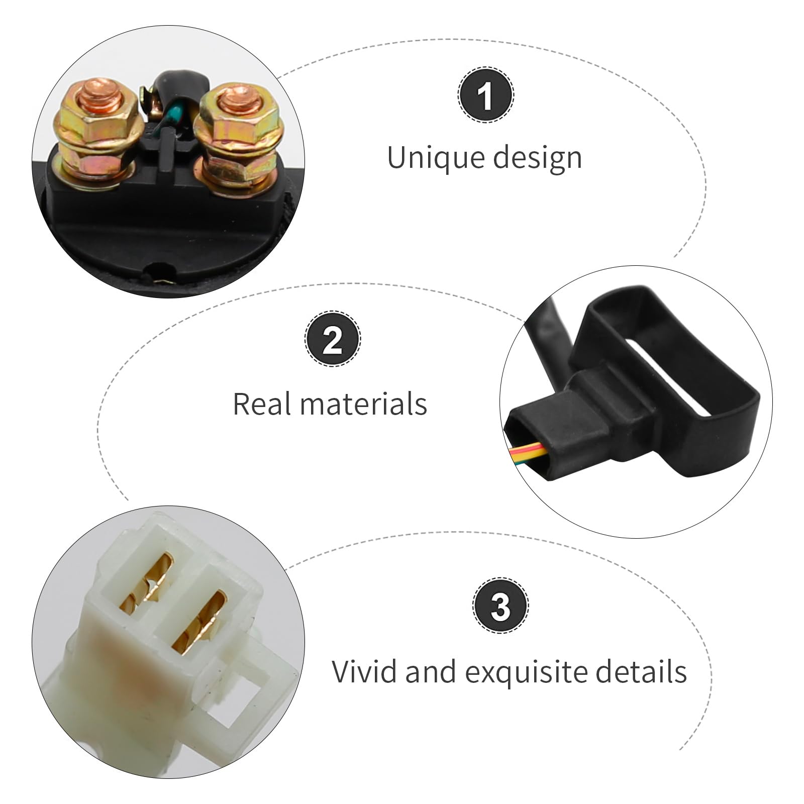 SOLÉNOÏDE DE RELAIS De Démarrage Pour TRX300 TRX300FW FOURTRAX 300 2X4 - Foto 7