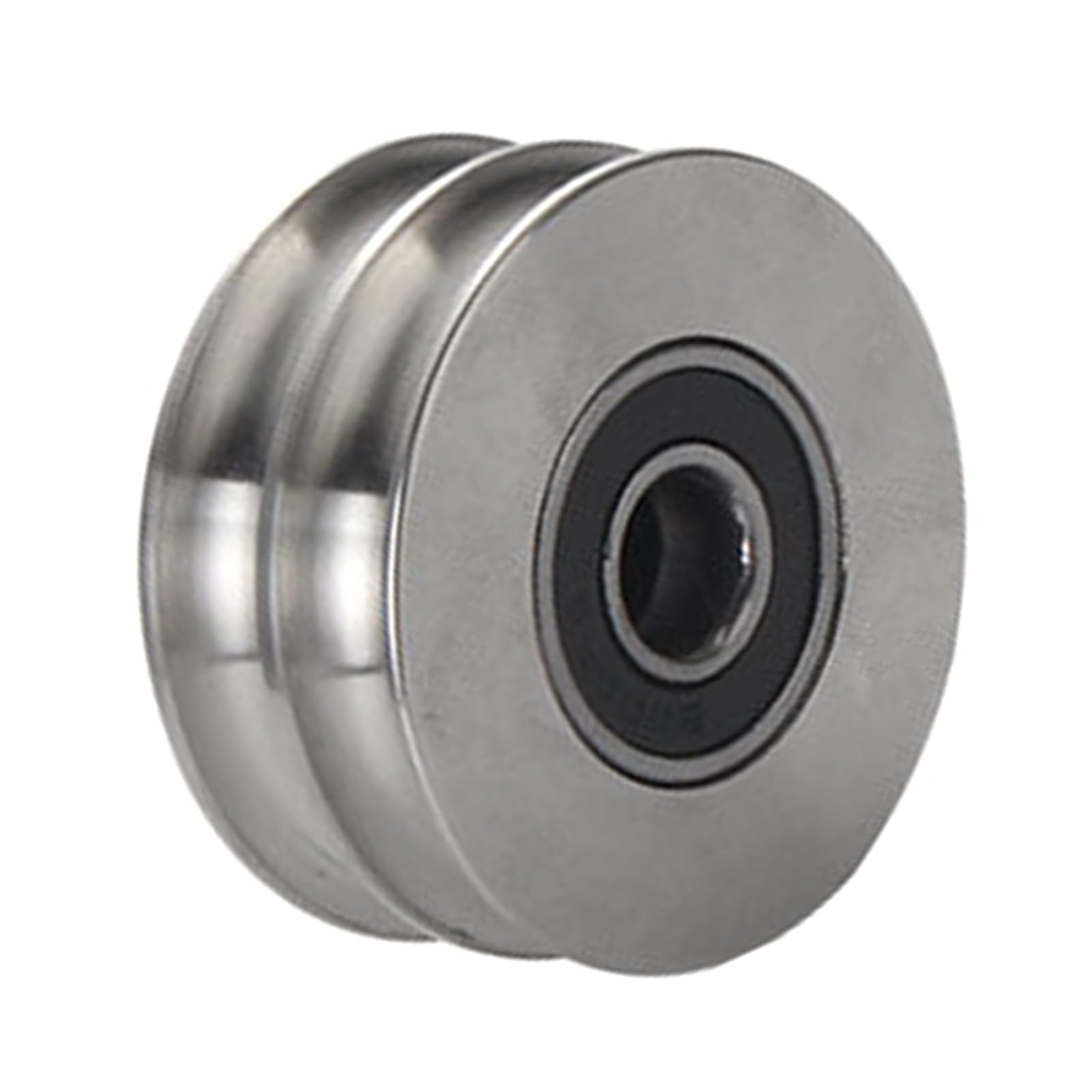 QIAOLIDA Heavy Duty Stainless Steel Double Grooves Pulley 200Kg Load Bearing for Industrial Construction and Workshop Use
