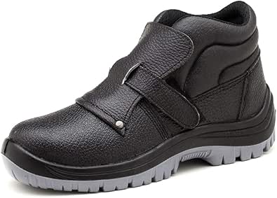 Wolverine Herren Floorhand Stiefel – Wasserdicht, Stahlkappe, 15,2 Cm, Vollnarbenleder, Gummi-Sohle