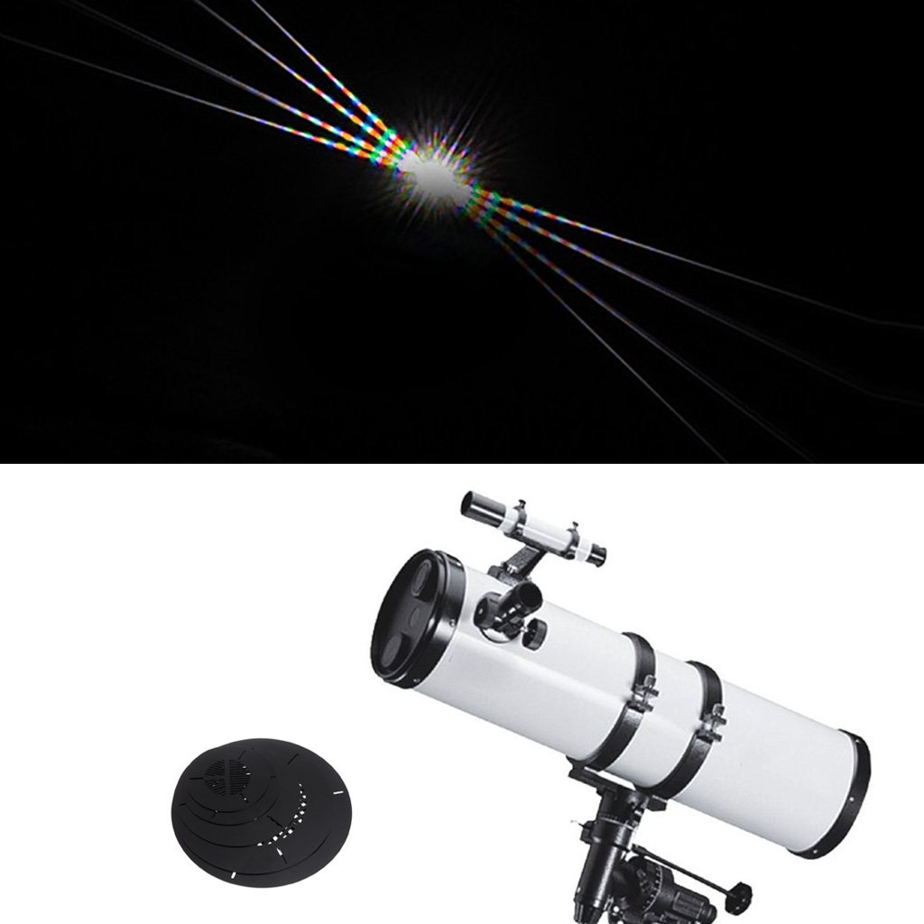 Masque Bahtinov XIGAWAY Pour Télescopes 65-100mm - Acrylique Noir Pour Mise Au Point Précise Astrophotographie