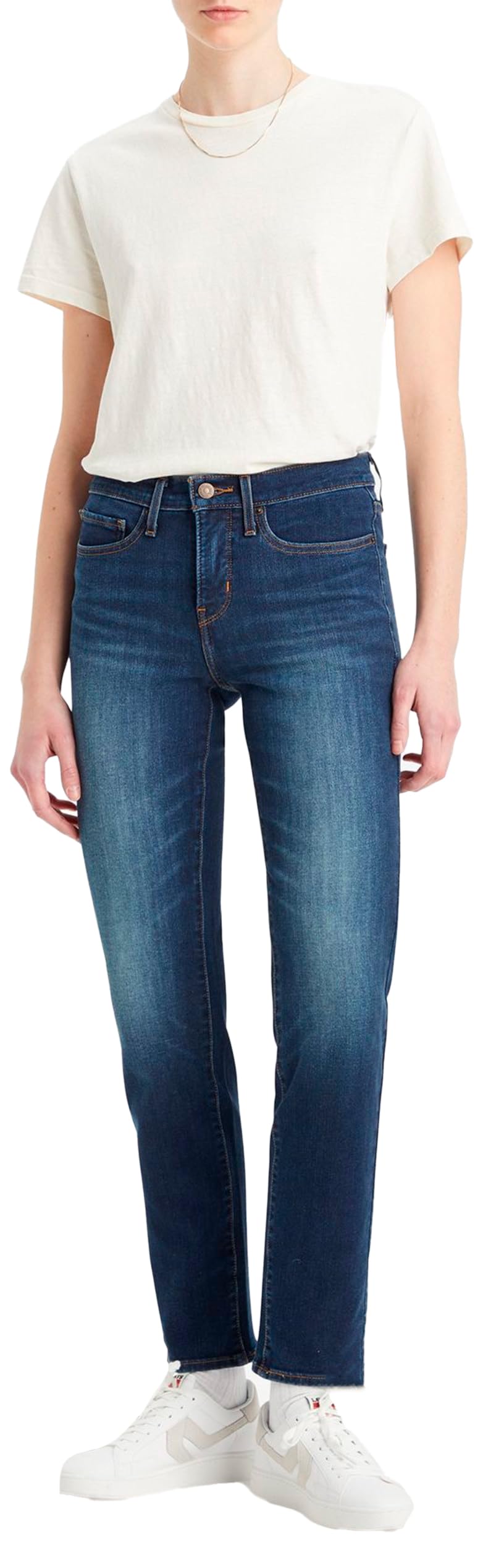 Levi's Women's  Dark Blue Indigo 312™ Shaping Slim Stretch Jeans in Size 28 32, BrandAlley