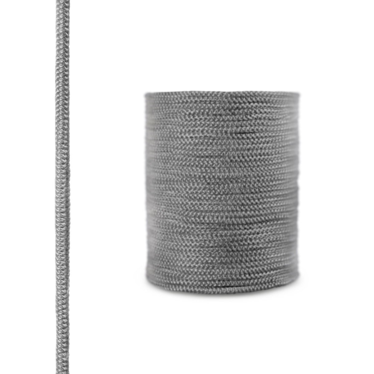 STEIGNER Ofendichtschnur Kamindichtung aus GLASFASERN, hitzebeständig bis 550°C, Dunkelgrau, 25m, 12mm, SKD02