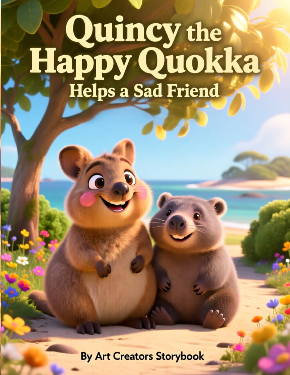 Quincy the Happy Quokka Helps a Sad Friend: A Children’s Book About Empathy, Kindness, and Emotional Support for Kids Ages 3–8 (Quincy the Happy Quokka: A Social-Emotional Learning Series)