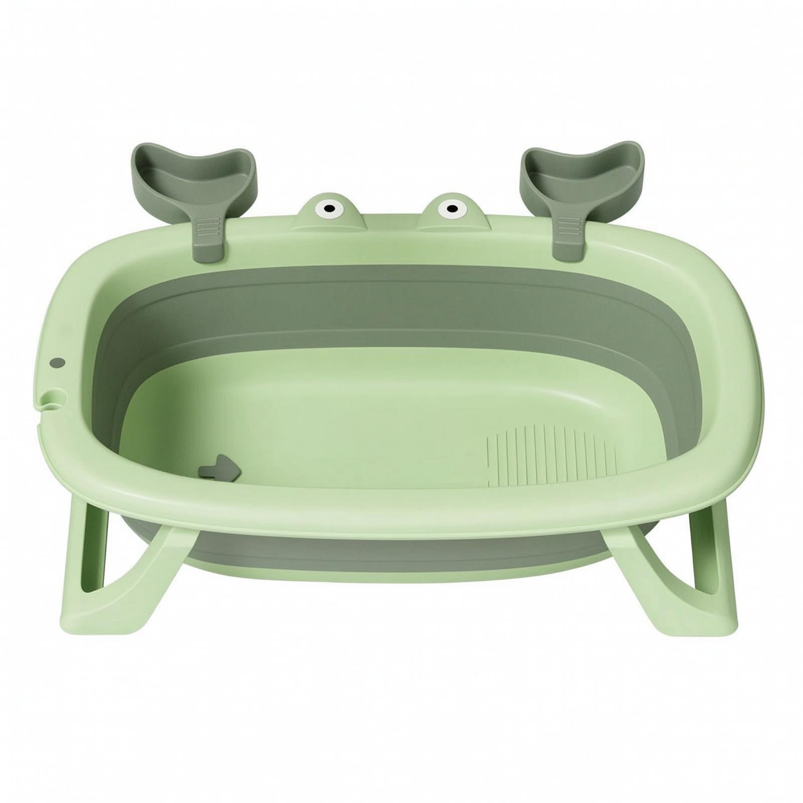 Vasca da Bagno per Salvaspazio | Maniglie Laterali Integrate, Vasca da Bagno per Cuccioli, Casa, Verde