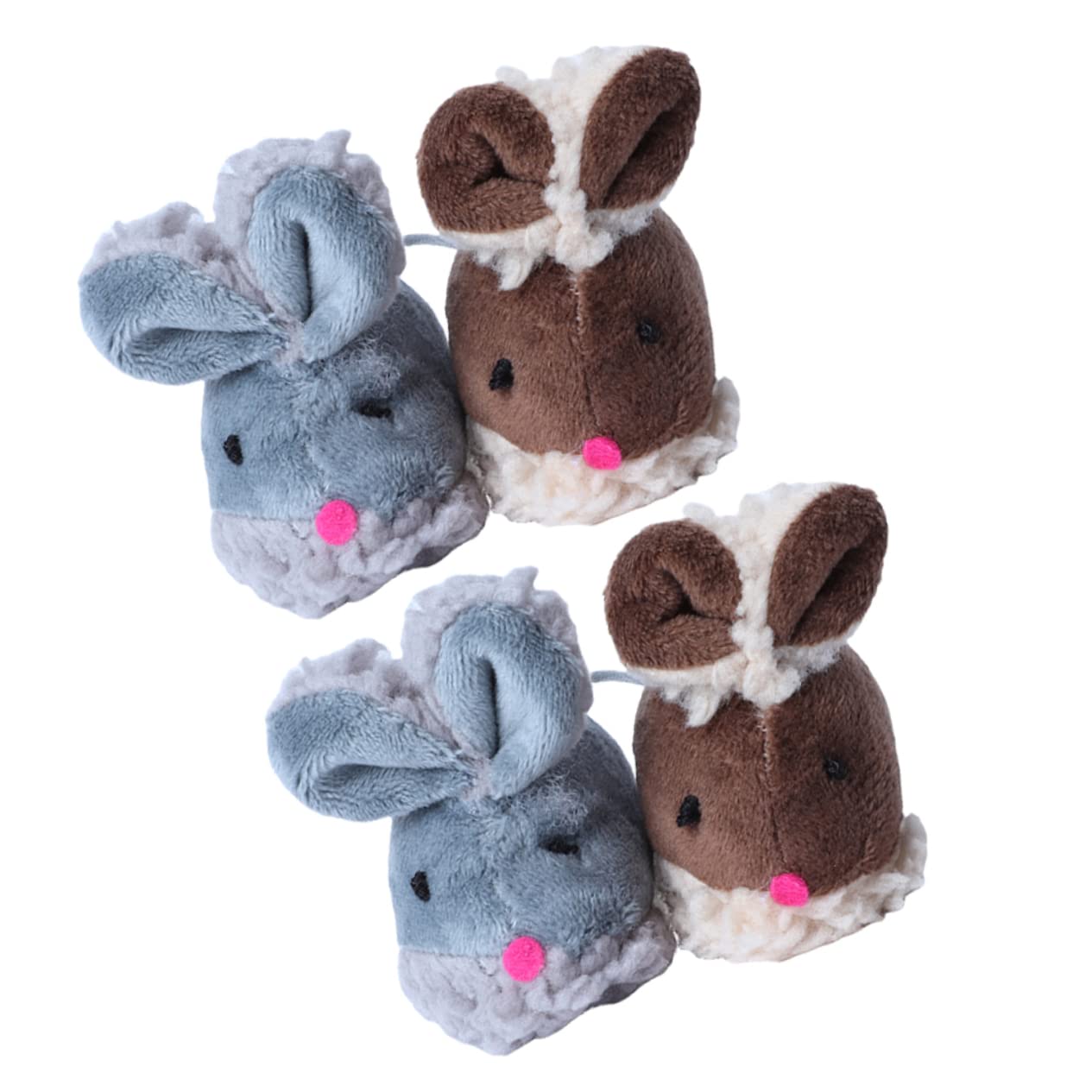 VANZACK 20piezas Juguetes De Ratón para Gatos Interactivos Juguetes De Peluche para Estimulación y Ejercicio De Mascotas Ratones De para Gatos De Interior