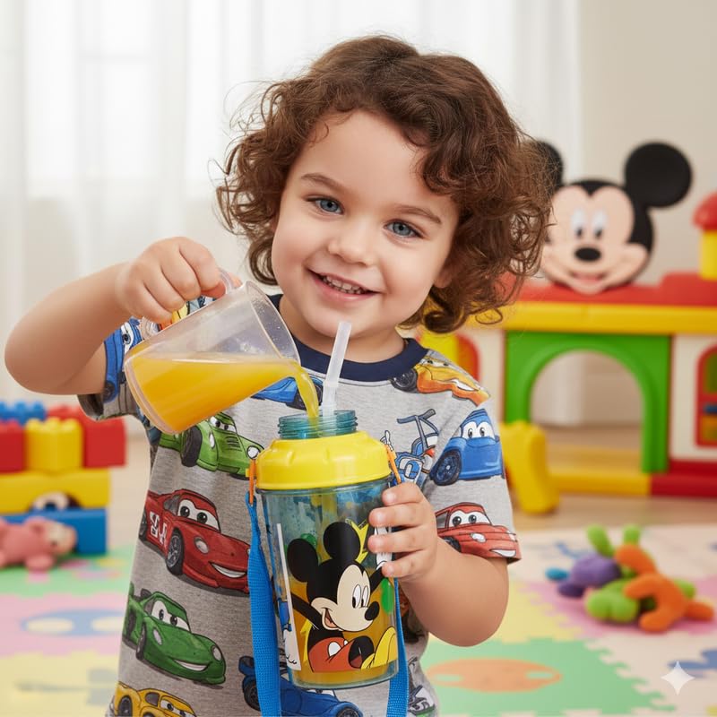 Image of STRIDERS SINGLE WALL CANTEEN 465 ML MICKEY HAS FUN