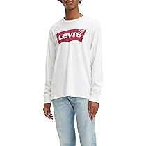 Levi’s Long-Sleeve Standard Graphic Tee, Uomo, White, L