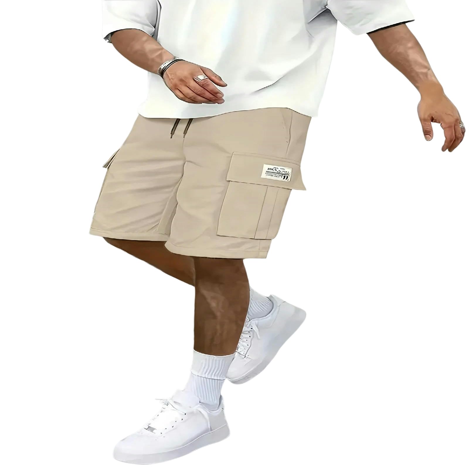 Shorts pour homme de travail multi-poches léger et confortable