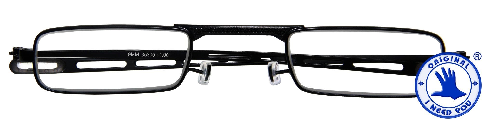 I NEED YOU Lesebrille 9MM SPH:+2,50 Farbe:Schwarz
