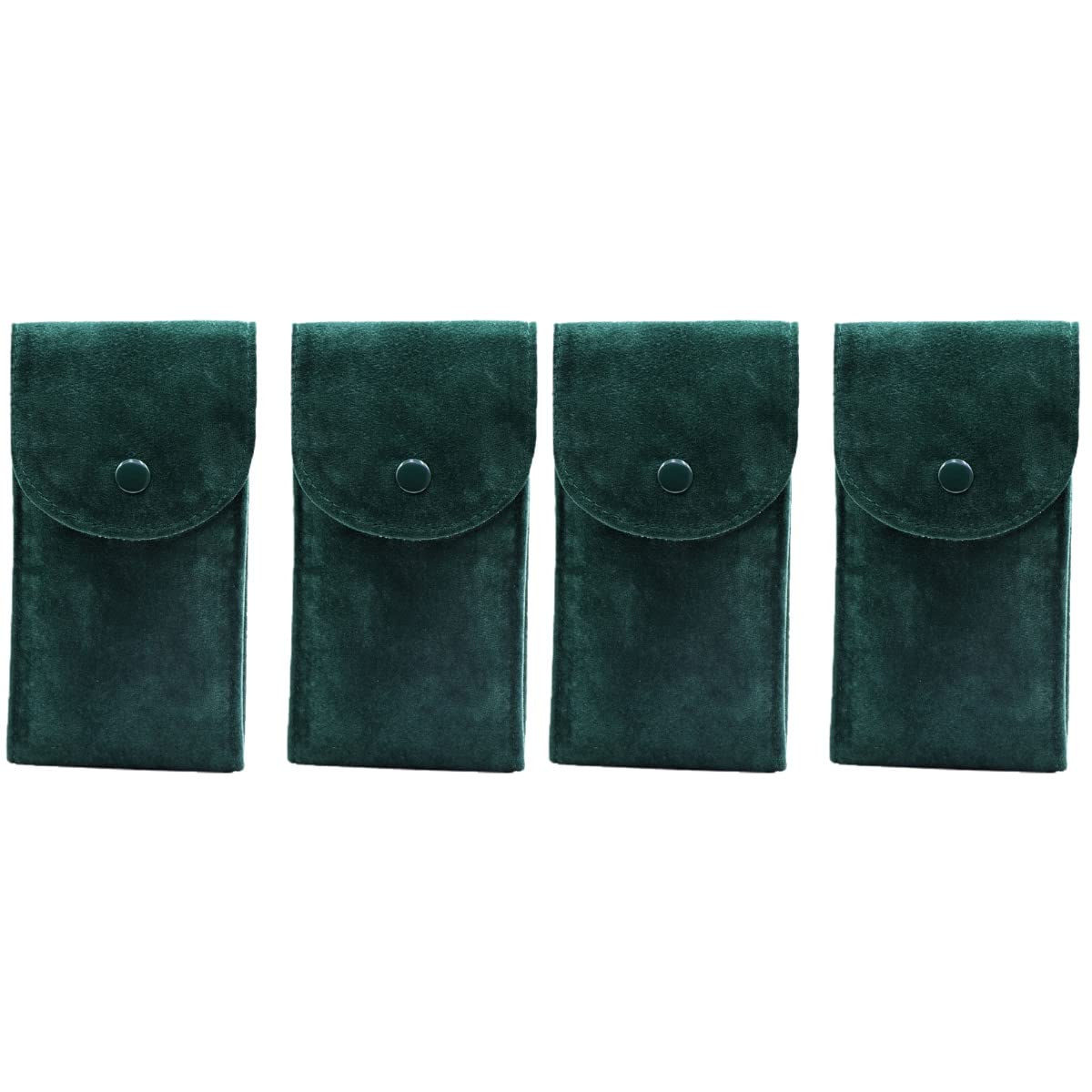 GenericGeneric Watch Storage Pouch Watch Roll: 4Pcs Portable Single Watch Travel Case Travel Watch Storage Bag Velvet Watch Pouch for Jewelry Watch Organizer Travel Outdoor Men Women