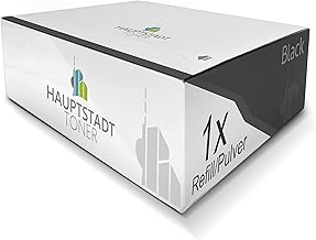 Hauptstadttoner Refill Powder Compatible with Epson C 3800, C 3800 DN, C 3800 DTN, C 3800 N, C3800, C3800DN, C3800DTN, C3800N Replaces C13S051127 Black
