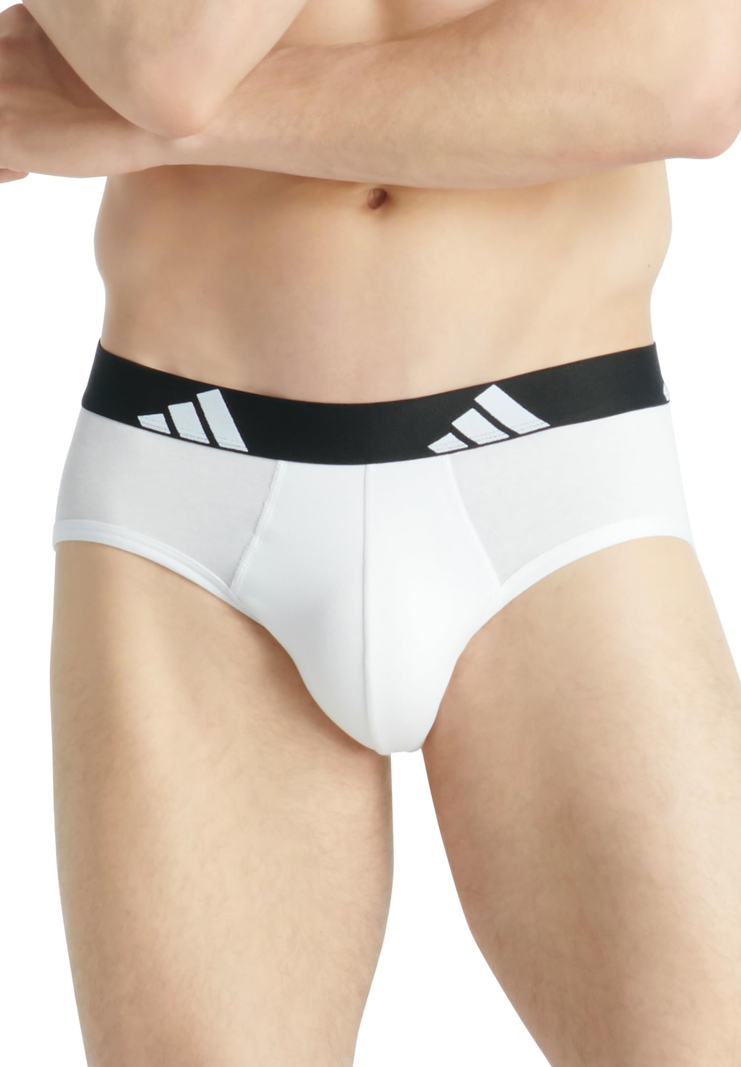 adidas Bielizna Mężczyźni Adidas Herren Unterwäsche Slip 3er Pack - Brief (3pk) - Active Flex Cotton (3 w zestawie)