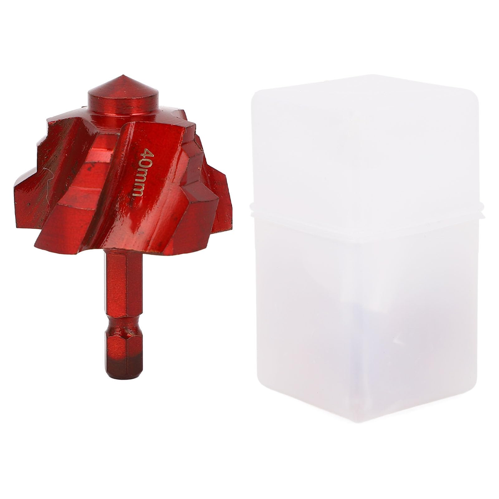 Foret de Levage en PPR, Tige Hexagonale de 1/4 Pouces, 5 Cannelures, Foret étagé en Spirale pour le Perçage et l'alésage de Tuyaux en PVC PPR de 40mm