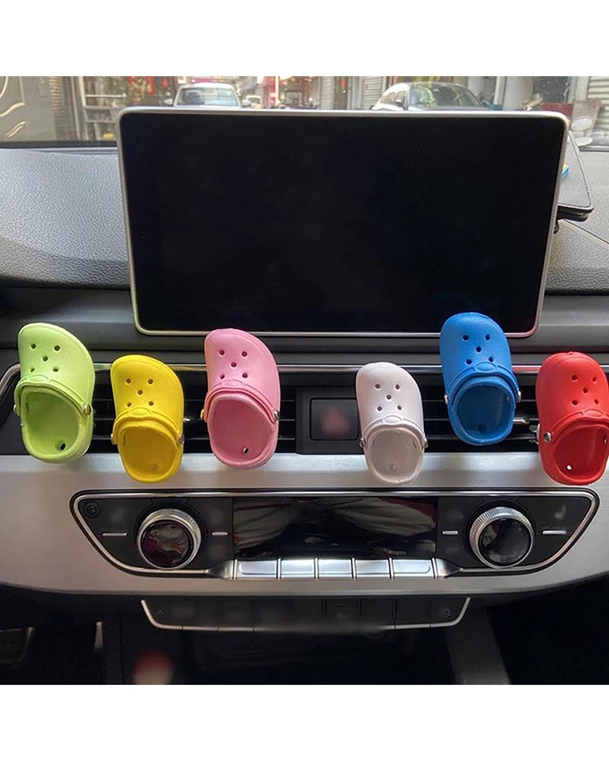Accessori per auto a forma di fungo con clip per bocchetta di