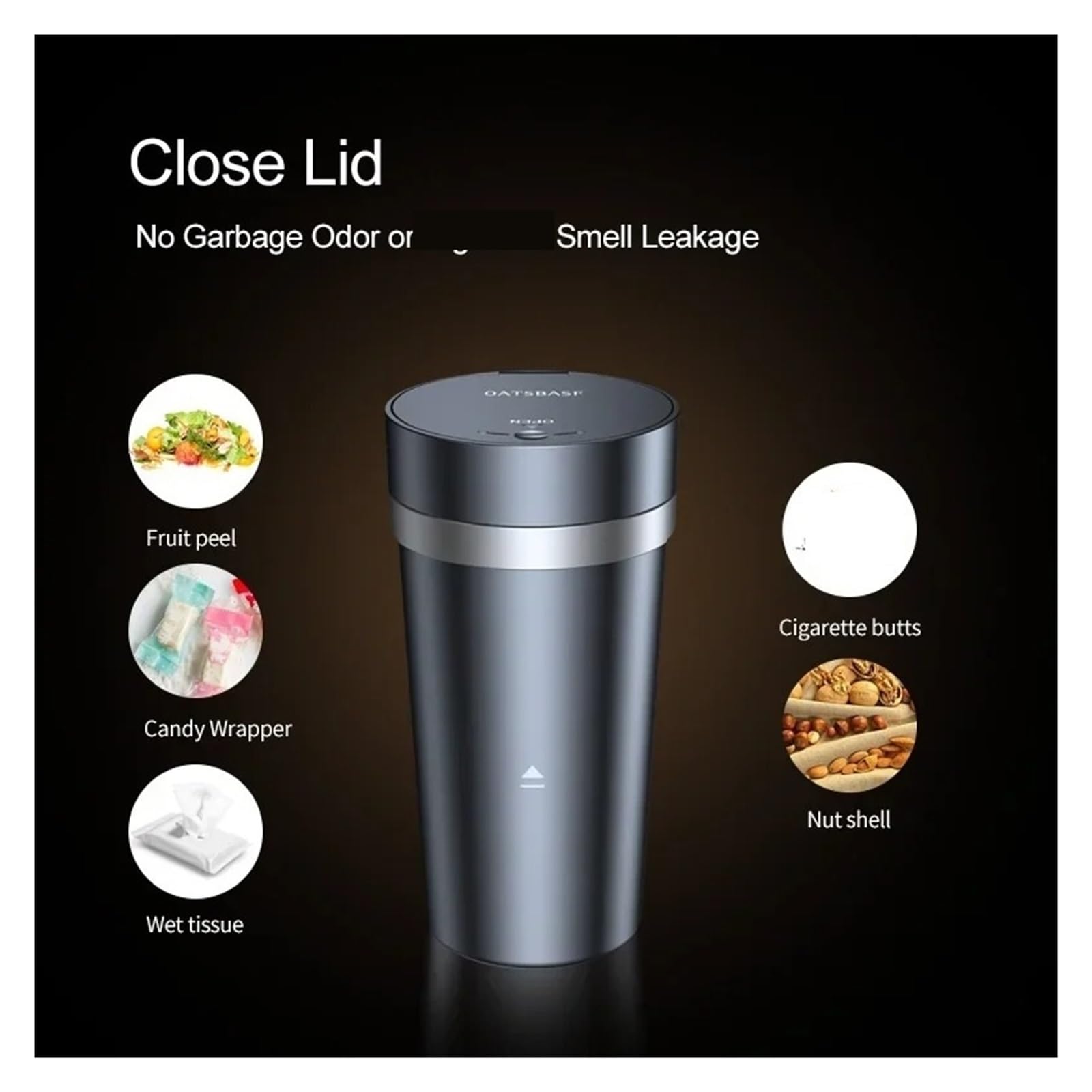 Auto Mülleimer Tragbarer 2-in-1-Auto-Mülleimer Und Aschenbecher Auto-Mülleimer Müllbehälter Aufbewahrungsbox Staub-Organizer Mülleimer Mini Autos Mülleimers