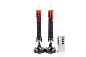 Nicrolandee Halloween Candlesticks: Set the Spooky Ambiance for Your Frightful Festivities