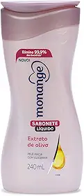 Monange Sabonete Líquido Extrato De Oliva 240Ml