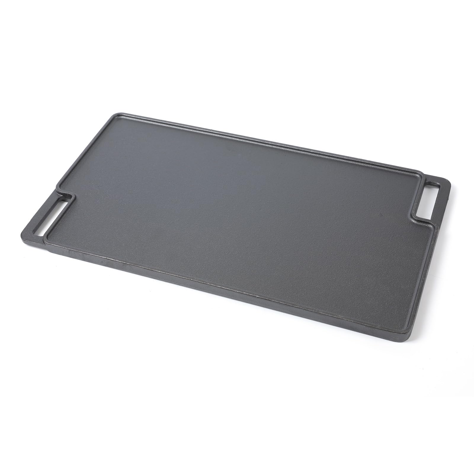 Plancha de hierro fundido 2 en 1 reversible 18 pulgadas x 10 pulgadas 4