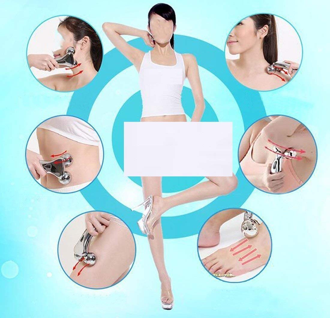 JEEJEX 3DManual-Roller Face,Body Massager Lifting Wrinkle Remover Facial Massage Relaxation Tightening Shaping Massage Roller 2