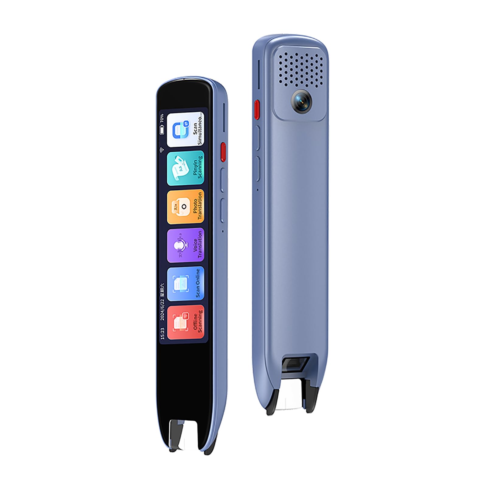 Scanner a Penna, Traduzione Online in 142 Lingue Penna da Lettura con Scansione CPU a 8, Digitale OCR con Fotocamera da 5 MP Schermo da 4,3 Pollici per Studenti Viaggiatori d'affari