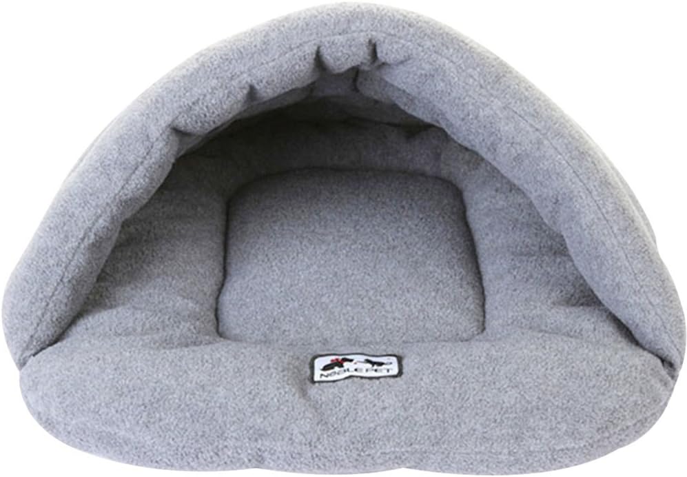 InTheHouse Soft Warm Dog Cat Bed House Plush Cozy Nest Mat Pad Cushion Gray XS