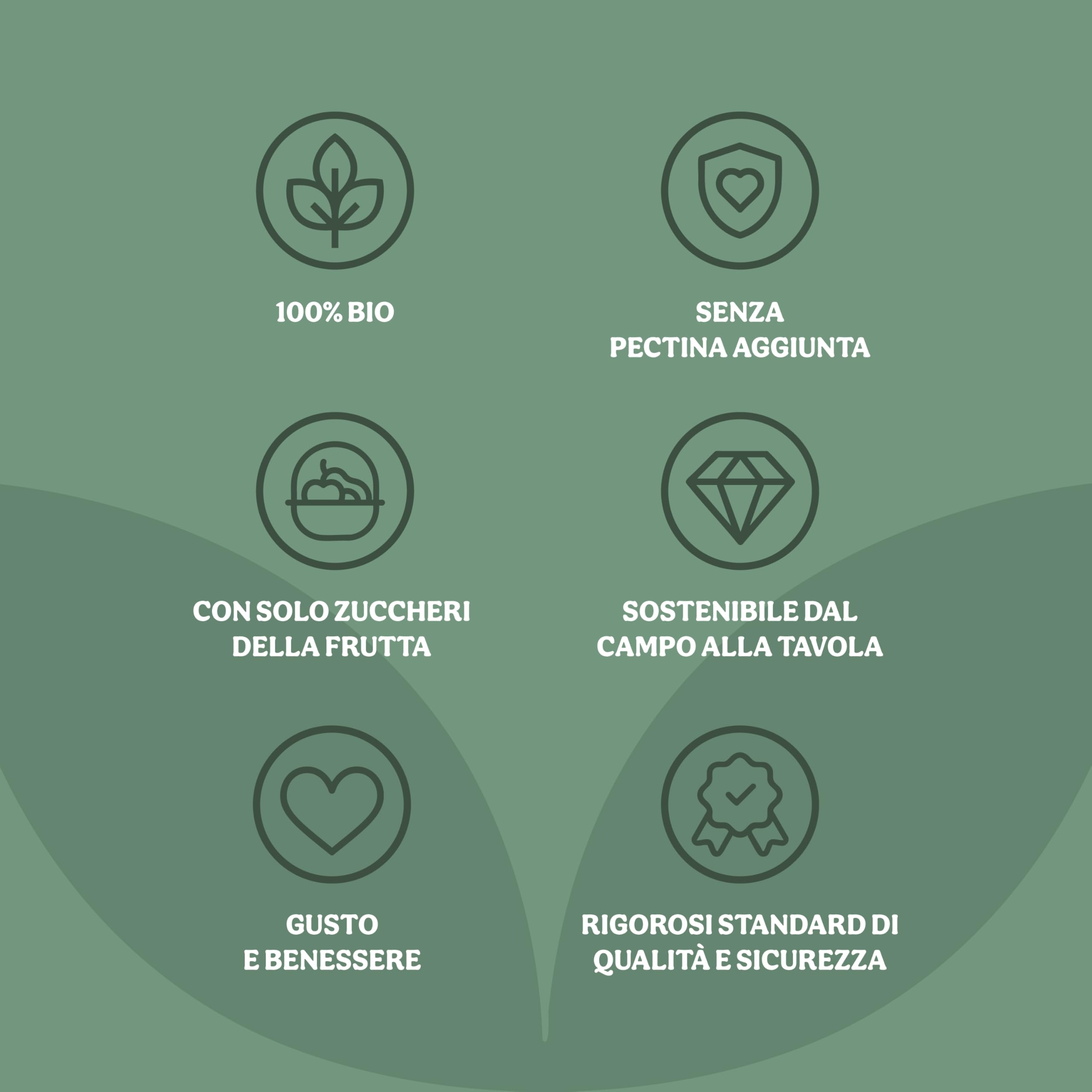 Probios Composta di Mirtilli Bio - Senza Glutine e Composta di Frutta Senza Zucchero - Dolcezza e Sapore Naturale senza Pectina Aggiunta - Confezione da 6 x 220 g