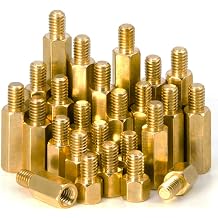 20pcs H59 Brass Hexagon Copper Post,Motherboard Stand M2x22mm+3mm Suitable.
