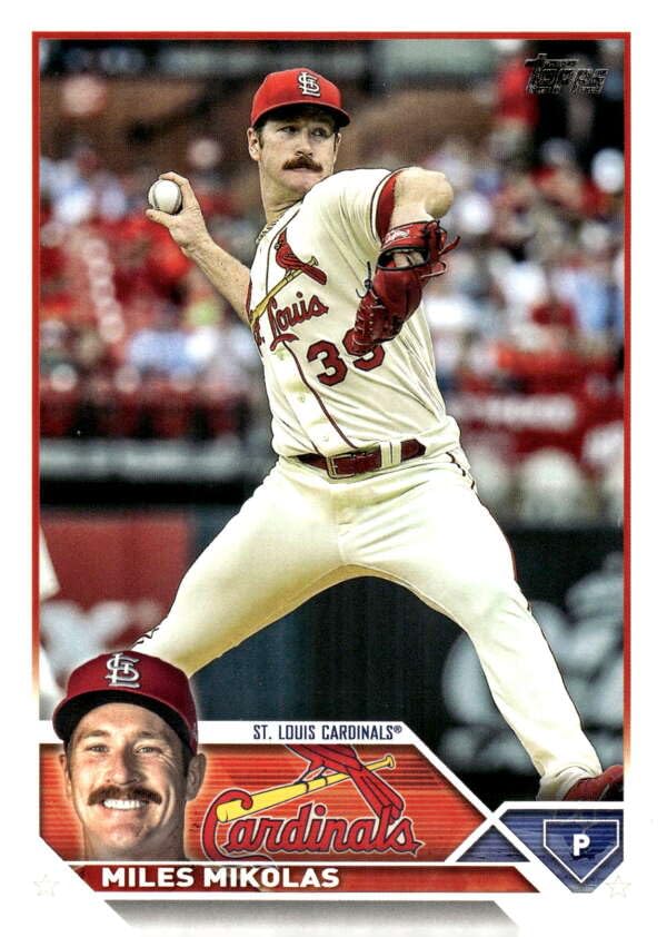 Amazon.com: 2023 Topps #548 Miles Mikolas NM-MT St. Louis