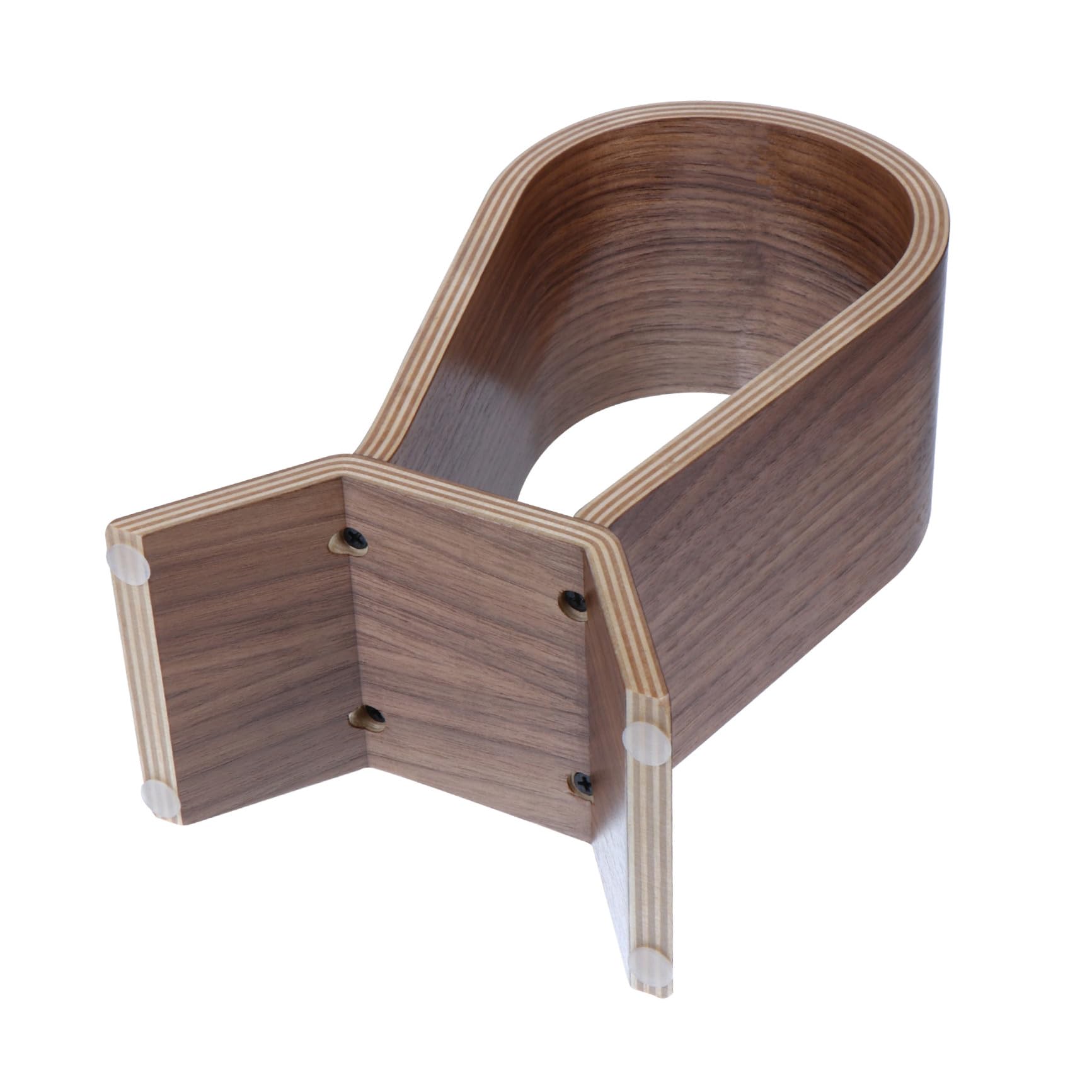 Alipis Présentoir de Bureau en Bois Synthétique Stable pour Casque Audio Support Élégant pour Café ou Magasin D'écouteurs