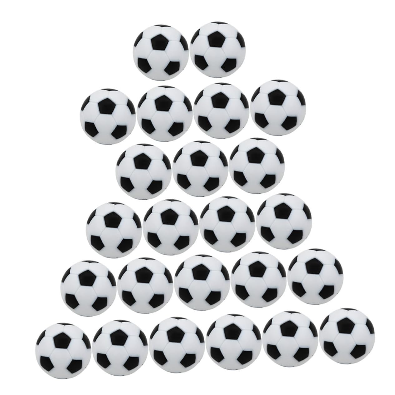 VANZACK 24Pcs Table Soccer Balls Footballs for Mini Table Football Games for Art Projects Birthday Decorations Classroom Rewards and Activities