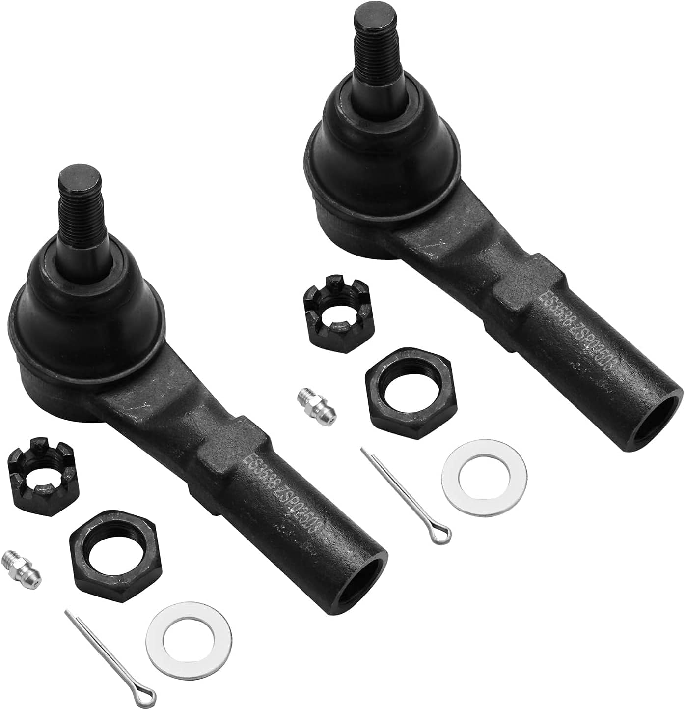 Detroit Axle - Front 3pc Rack & Pinion Kit for 02-06 Dodge Ram 1500, 06 Isuzu i-350 i-280, Complete Power Steering Rack and Pinion Assembly Outer Tie Rods 2002 2003 2004 2005 2006 Replacement