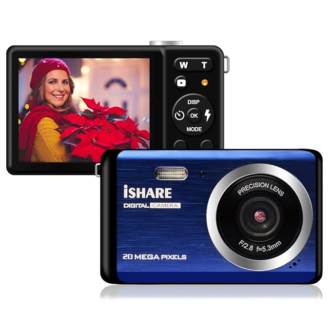 Buy ISHARE Mini Digital Camera for Photography with 2.8 inches LCD 8X