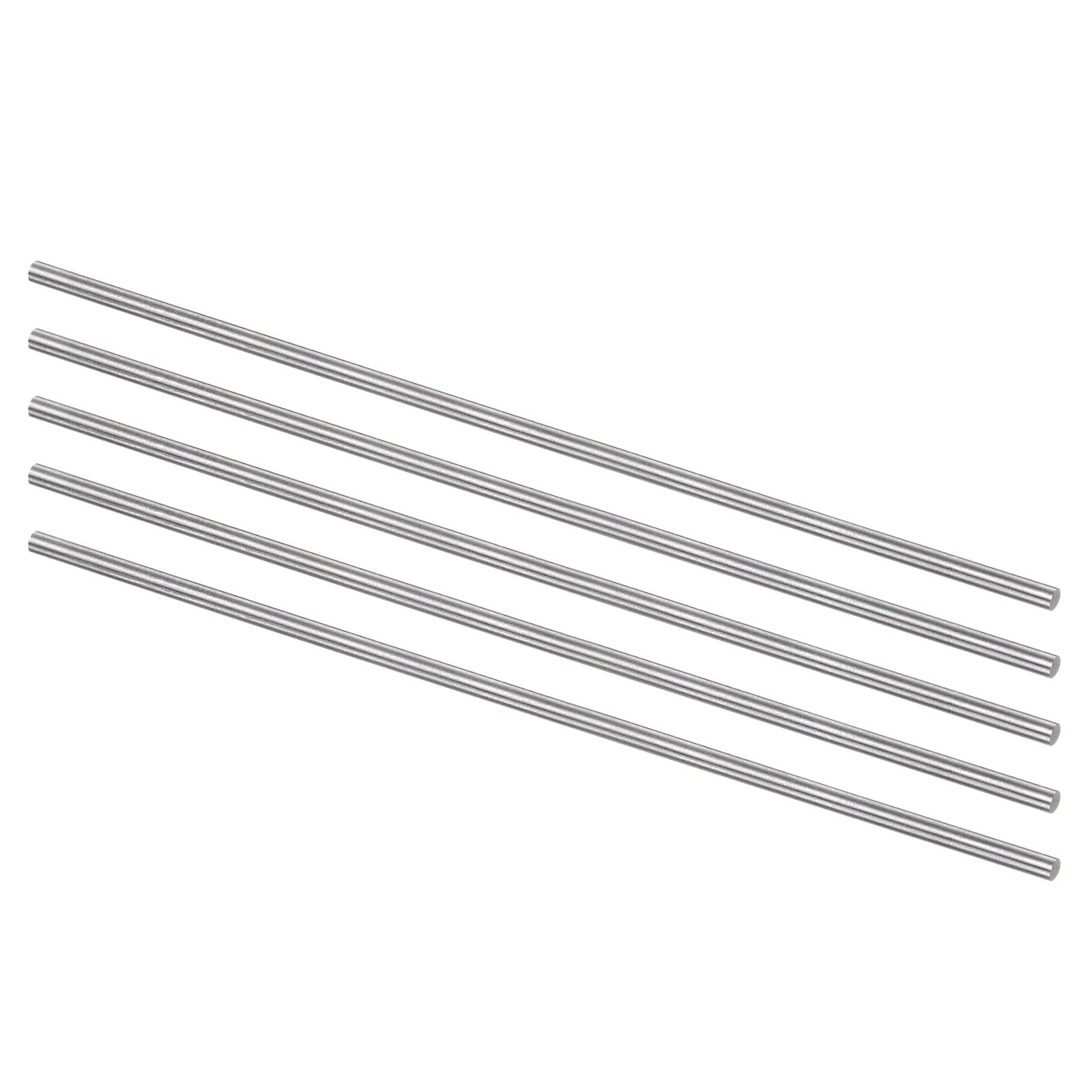 5 Tiges Rondes Acier Rapide HSS 2,4mm X 150mm - Pour Tour, Bricolage Et Modélisme