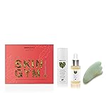Green People Revitalising Skin Gym Organic Trio | Organic Facial Oil & Jade Gua Sha Gift Set | Natural Beauty Gift Set for Normal Skin, Dry Skin | Paraben Free & Ethanol Free | Cruelty Free & Vegan