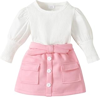 Suéter de manga comprida com nervuras de manga comprida para bebês recém-nascidos, blusa de retalhos, roupa para bebês e meninas