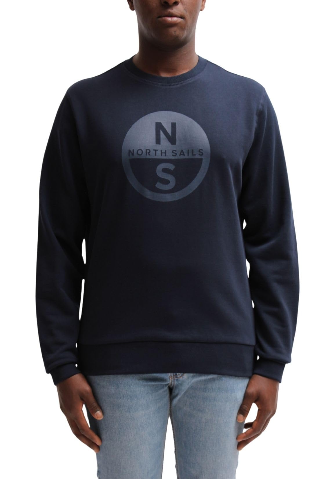 NORTH SAILS Letnia bluza męska z nadrukiem logo graficznym - rozmiar S