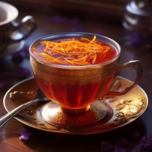 Miniatura 6 de Cook's, Hilos de azafrán de grado negin premium, hebras de azafrán rojo oscuro prémium para té, paella, risotto, biryani, postre, 0.18 onzas