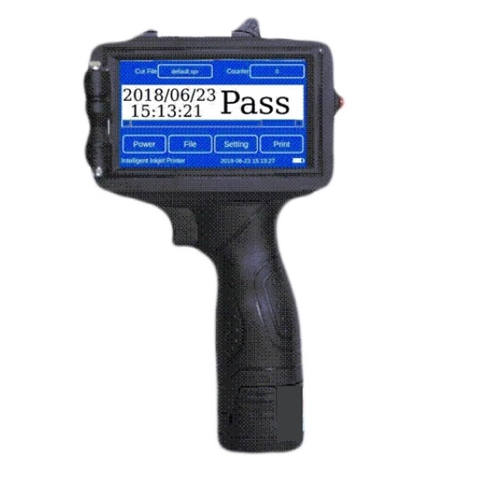 Industrial Portable Handheld QR Code Smart Inkjet Printer The Weld Is Strong