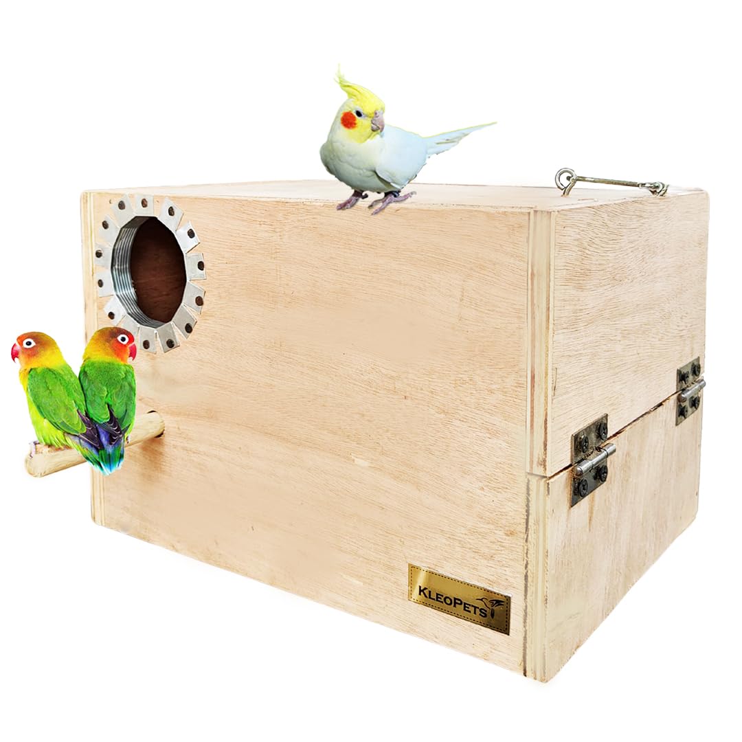 KLEOPETS Breeding Box for Cocktails Premium Habitat (12 inch) Spacious Ventilated Easy to Clean Long Lasting (B0DFCP2H6W) Amazon Price History, Amazon Price Tracker