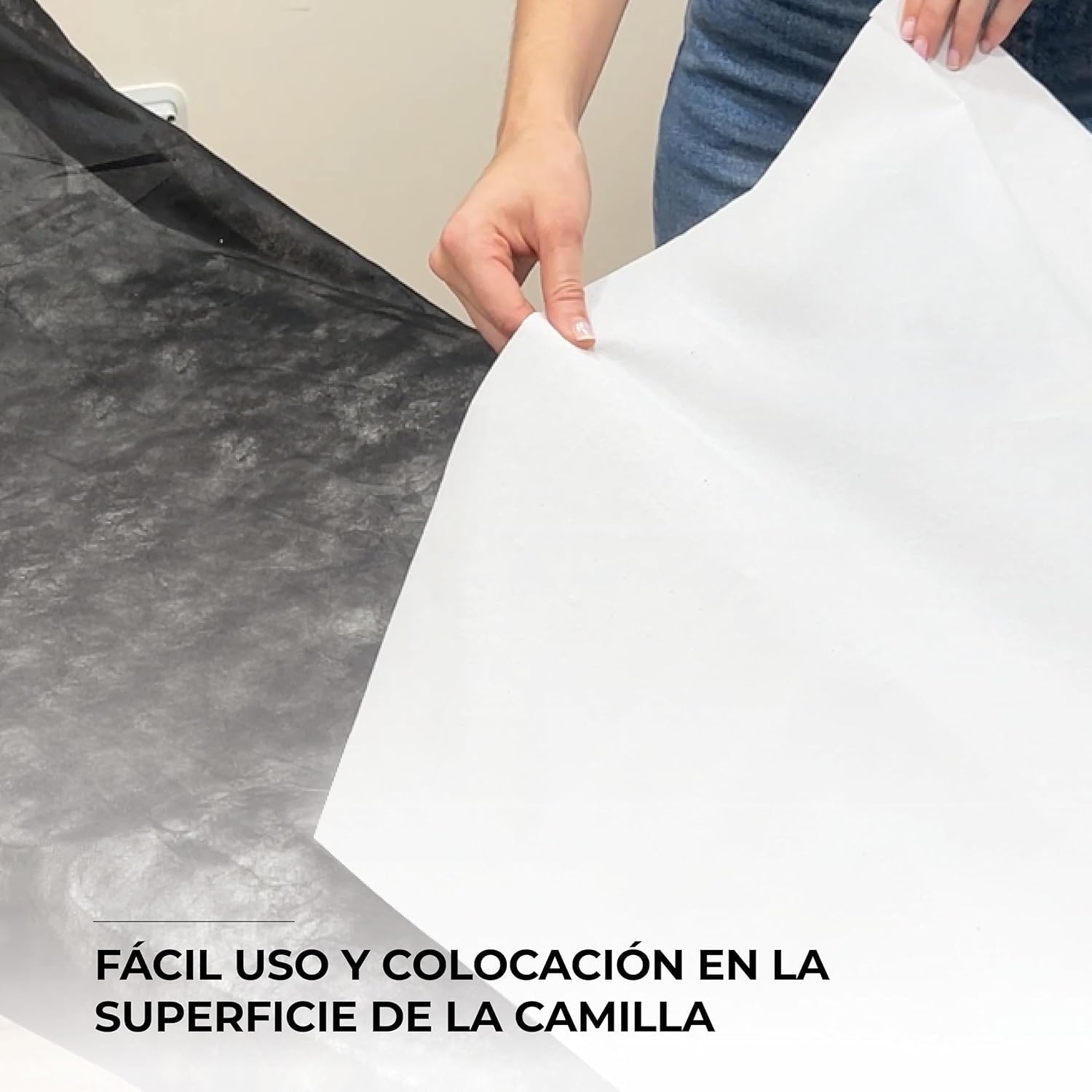 Papel Camilla Celulosa PASTA PURA con dos Hojas EXTRA BLANCO Precorte 80 cm 5 Rollos + 1 GRATIS de 56 cm x 50 mtrs SIN particulas oscuras recicladas