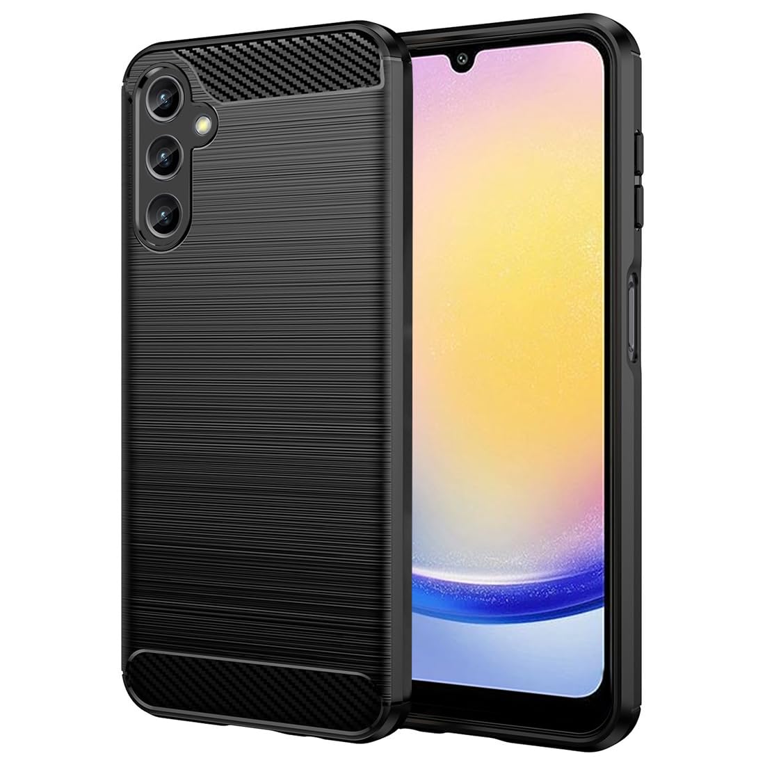 Amazon Brand- Solimo Basic Case for Samsung Galaxy A25 5G (Aramid Fiber_Black) (B0CRKMH9GN) Amazon Price History, Amazon Price Tracker