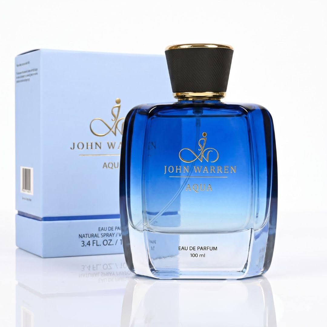 JOHN WARREN Aqua Eau De Parfum for Men Aquatic - Image 1