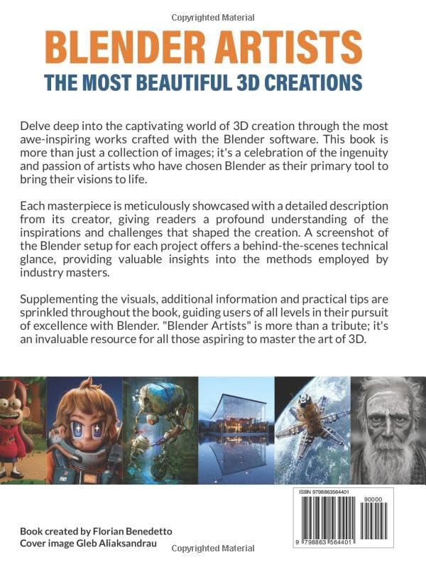Blender Artists - The most beautiful 3D creations: The best of Blender 3D artists in this 150 page book. image 3