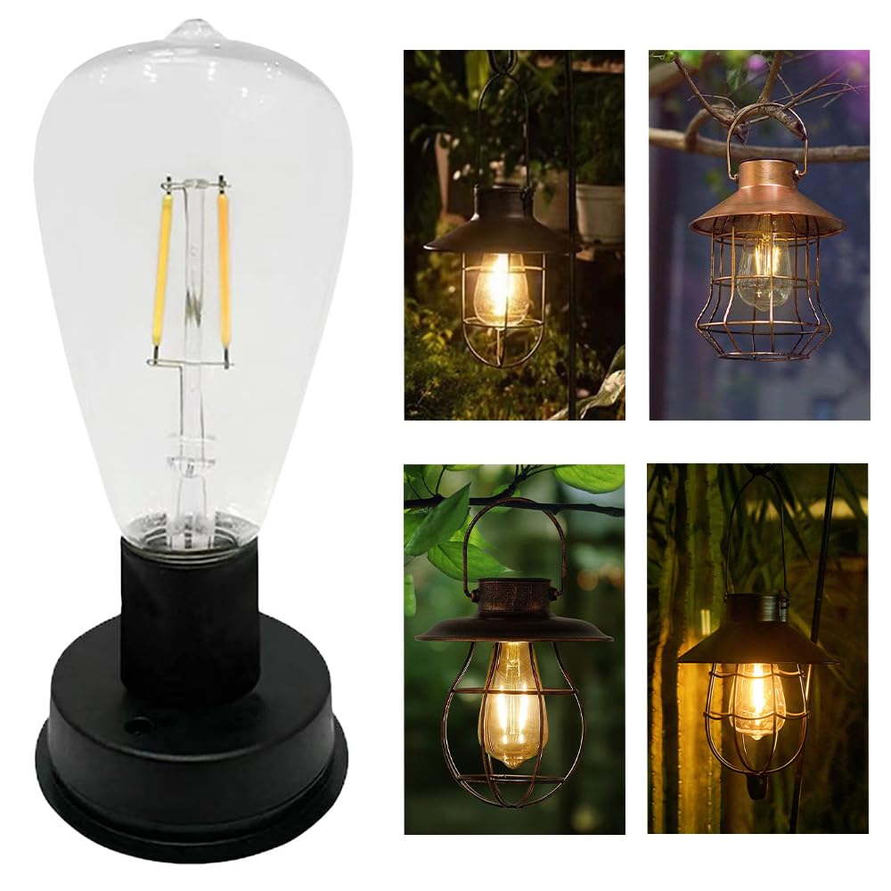 Solar Light Bulbs Replacement Top Part, Outdoor Waterproof Lantern Garden Accessories Tools (8.5cm/3.35''- 1Pc)