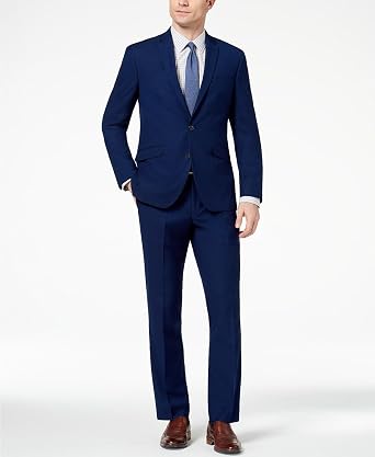 Kenneth Cole Reaction Men's Performance Fabric Slim Fit Suit