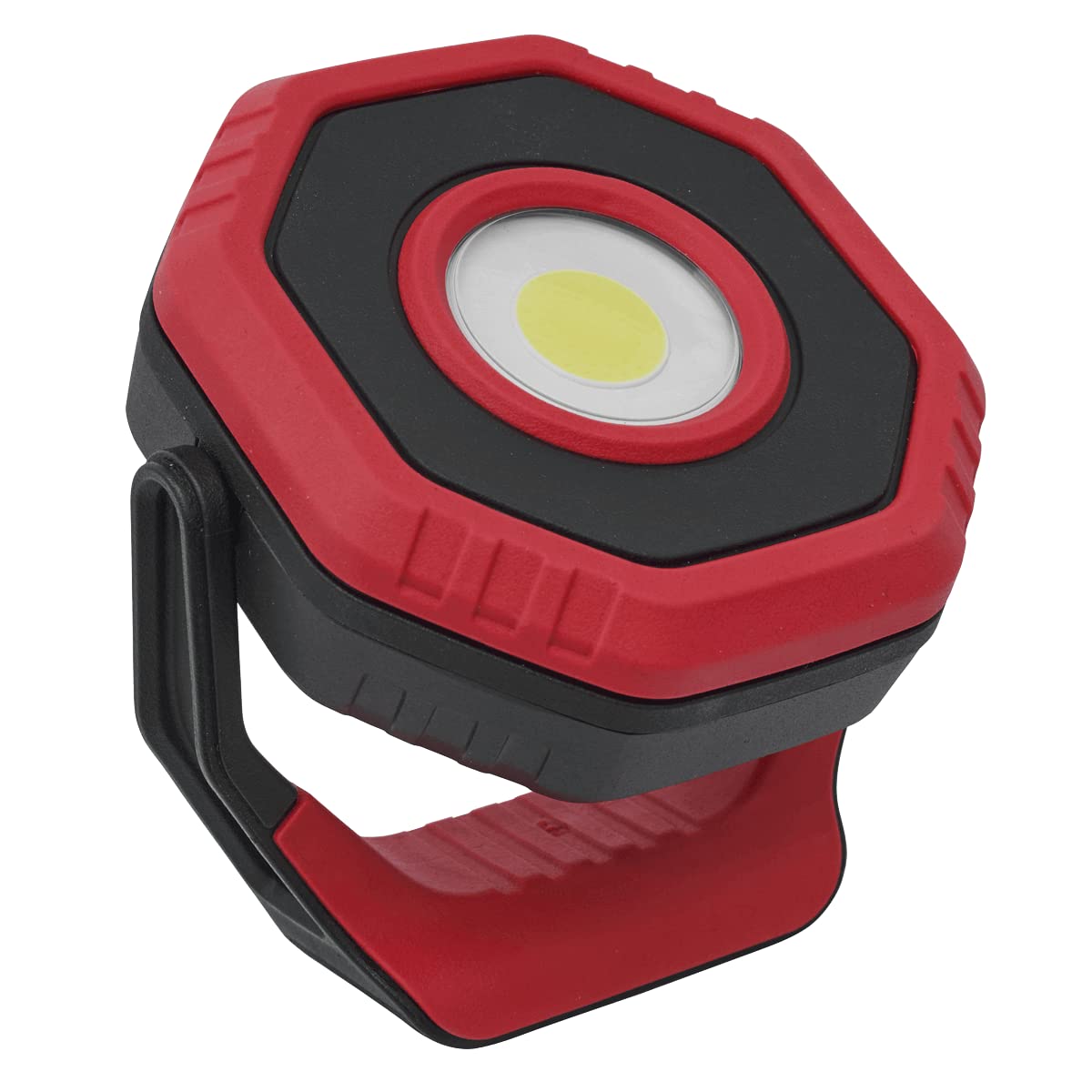 Sealey LED700PR 360° 7W Cob LED Rechargeable Pocket Floodlight with Magnet - Red - Image 4